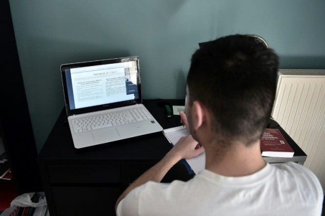 there are fears that cheating is rampant in greece s university as the pandemic has forced campuses closed photo afp there are fears that cheating is rampant in greece s university as the pandemic has forced campuses closed photo afp