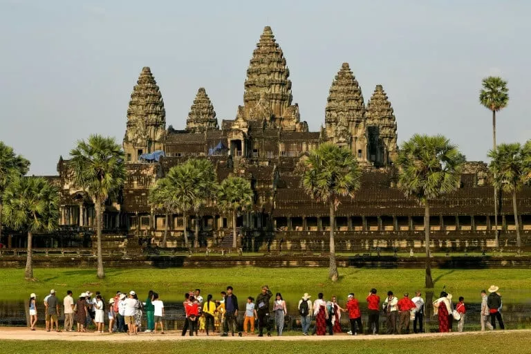 some of the antiquities had been stolen from the temples of angkor such as the temple of angkor wat pictured april 2022 in cambodia photo afp some of the antiquities had been stolen from the temples of angkor such as the temple of angkor wat pictured april 2022 in cambodia photo afp