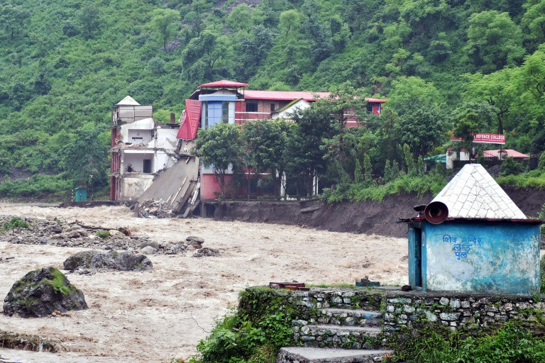 intense rains have caused floods and landslides in india killing at least 41 people photo afp