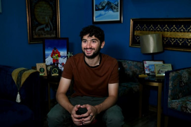 mountaineer shehroze kashif aims to become the youngest person to climb every peak above 8 000 metres 26 247 feet photo afp