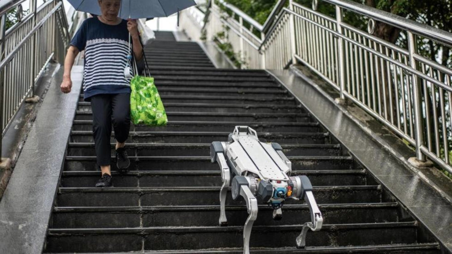 revolutionary hangzhou is the unofficial home of china s tech industry and robots and other mind boggling gadgets are set to serve amuse and police visitors photo afp