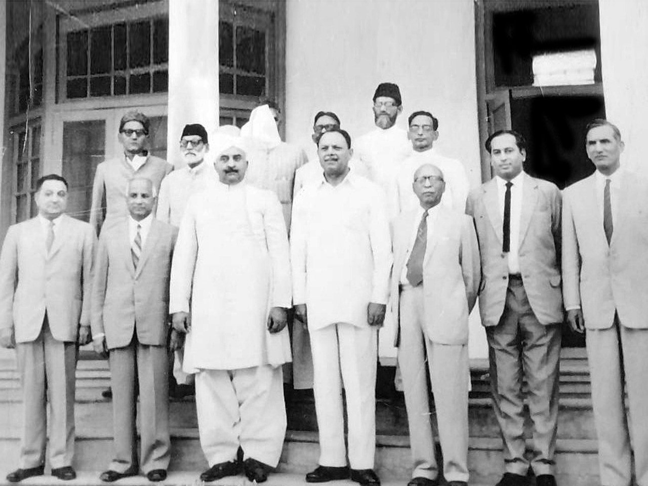 In 1962, President Ayub and Nawab of Kalabagh visited the Institute of Islamic Culture founded by Dr. Hakim in Lahore. In the works of Dr. Hakim, Zulfiqar Ali Bhutto (second from right) found what he was looking for: an author, a book, and a philosophy he could politically present as ‘Islamic Socialism’