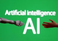 words reading artificial intelligence ai miniature of robot and toy hand are pictured in this illustration taken december 14 2023 photo reuters