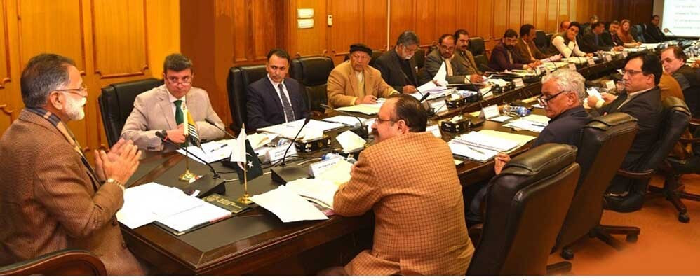 ajk prime minister sardar abdul qayyum niazi chairs a cabinet meeting on november 24 2021 photo express