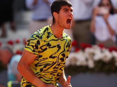 alcaraz likens himself to a bull after reaching madrid final alcaraz likens himself to a bull after reaching madrid final