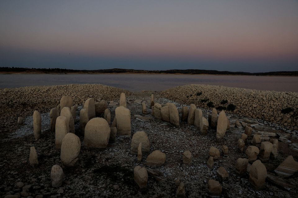Photo of Europe's drought exposes ancient stones, World War Two ships as waters fall