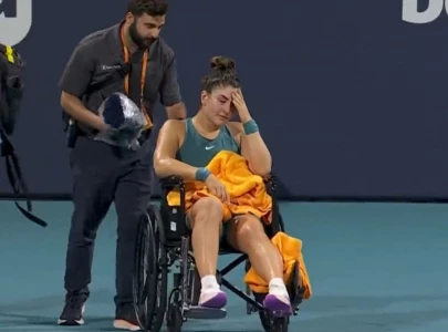 andreescu suffers injury blow at miami open andreescu suffers injury blow at miami open