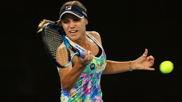 kenin admits pressure before first slam defence