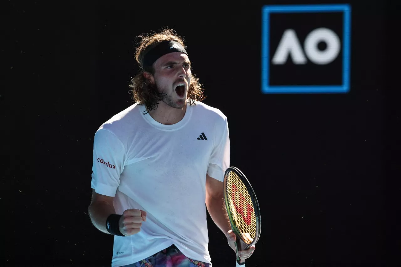 tsitsipas goes from brush with death to melbourne finalist tsitsipas goes from brush with death to melbourne finalist