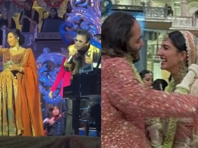 ambani wedding indian singers ar rahman and shreya ghoshal perform hits for anant and radhika ambani wedding indian singers ar rahman and shreya ghoshal perform hits for anant and radhika