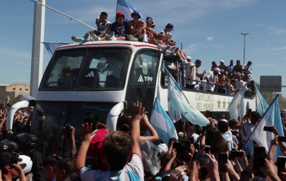 argentina s bus parade ends abruptly argentina s bus parade ends abruptly