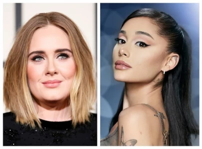 ariana grande s viral jumbotron moment compared to adele s moment at nba game