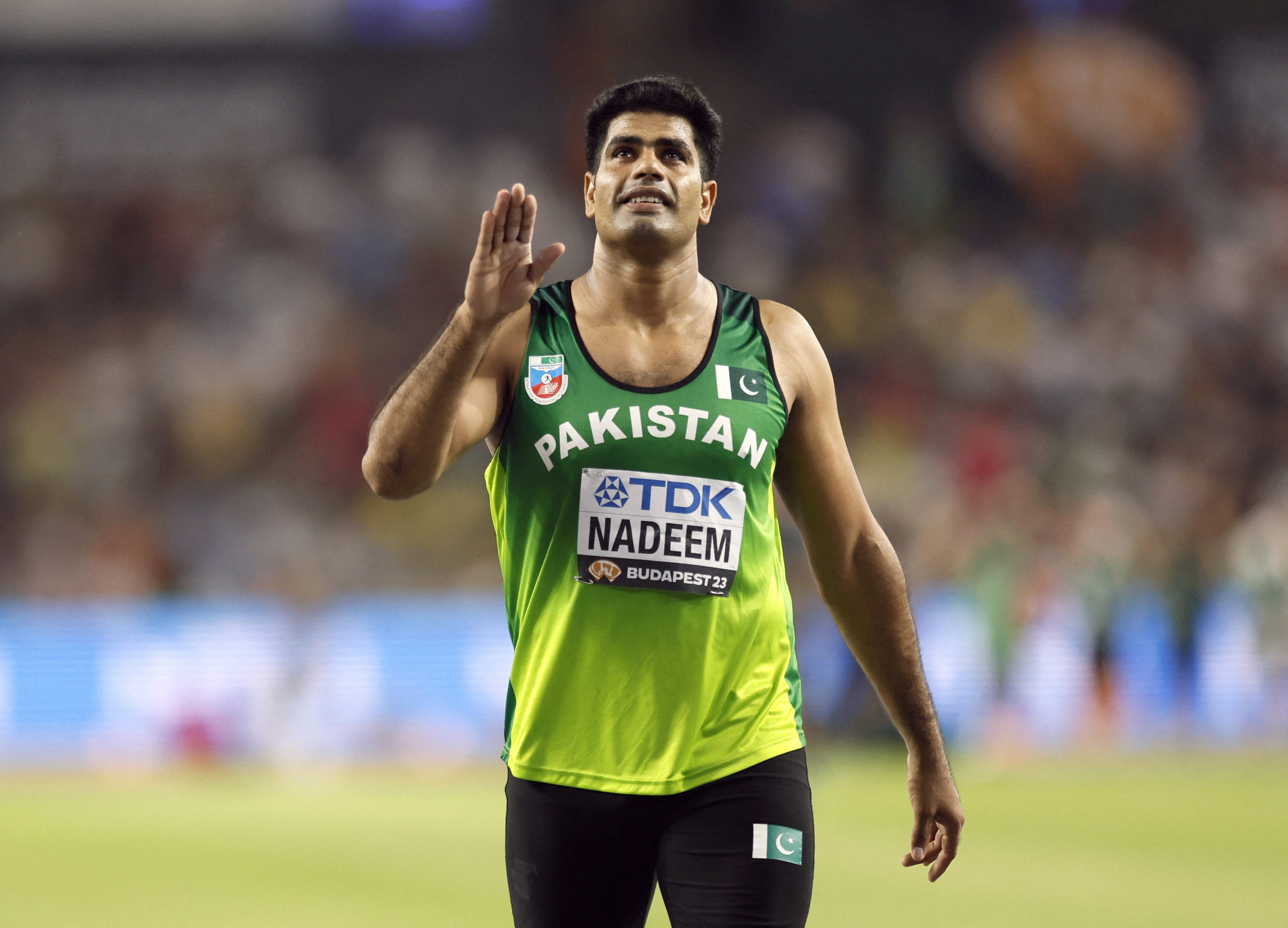 aiming high javelin thrower arshad nadeen wants to make history at the paris olympics by winning pakistan s first medal at the games in 32 years photo afp file