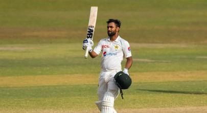 shafique hundred keeps pakistan on course in big chase shafique hundred keeps pakistan on course in big chase