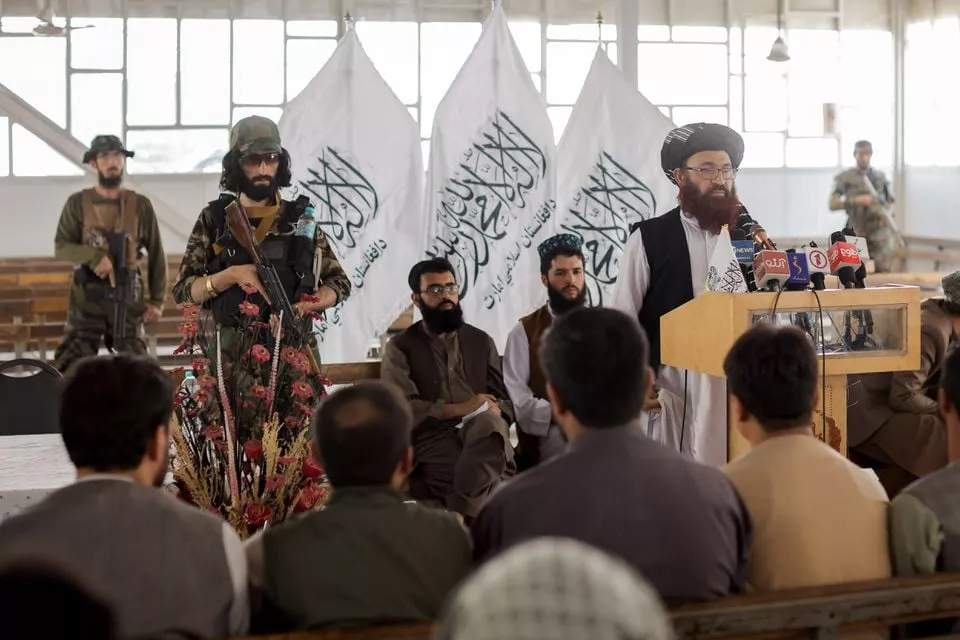 afghanistan taliban officials attend a news conference where they announced they will start issuing passports to its citizens again following months of delays that hampered attempts by those trying to flee the country after the taliban seized control in kabul afghanistan october 5 2021 reuters afghanistan taliban officials attend a news conference where they announced they will start issuing passports to its citizens again following months of delays that hampered attempts by those trying to flee the country after the taliban seized control in kabul afghanistan october 5 2021 reuters