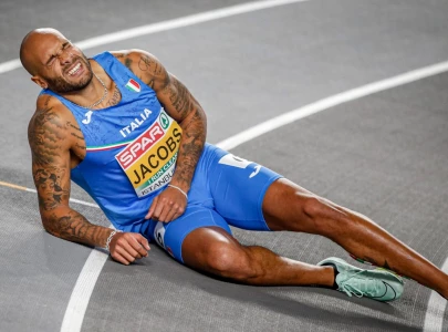 jacobs back issue delays kerley 100m challenge