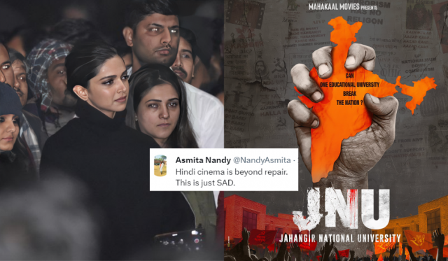 hindi cinema is beyond repair bollywood s film on jnu protests draws ire