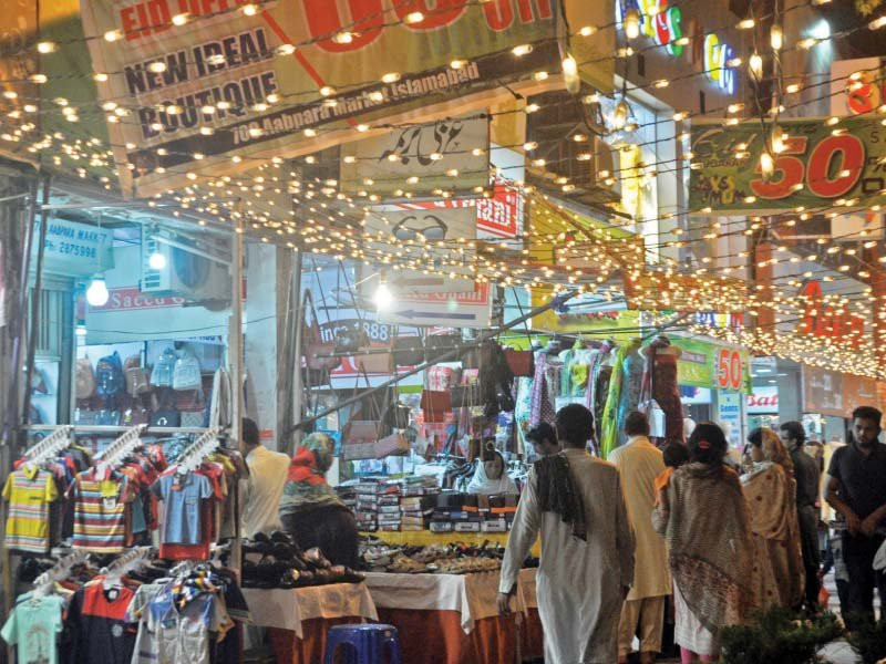 a file photo of aabpara market photo zafar aslam express