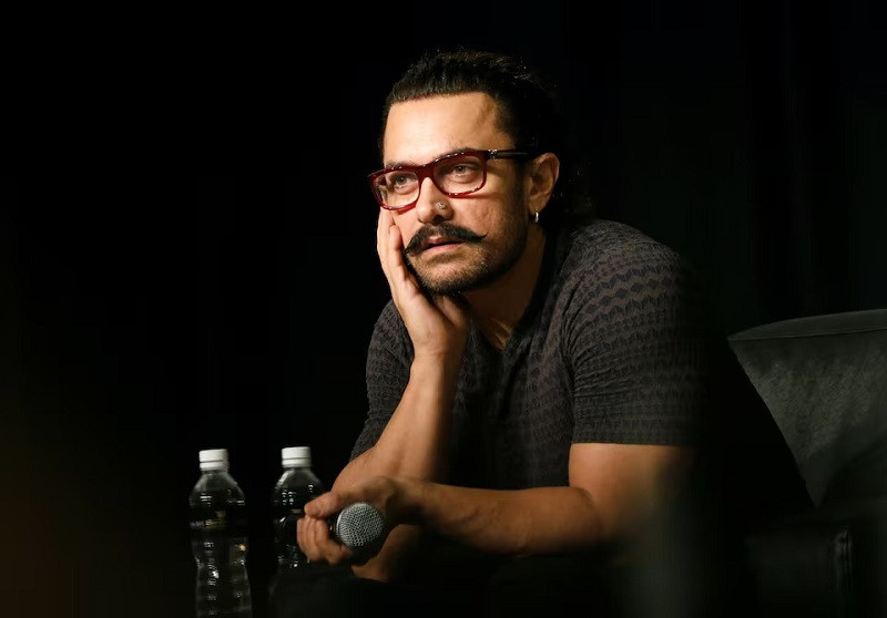 Actor Aamir Khan speaks during a news conference to promote his film 'Secret Superstar' in Singapore, October 2, 2017. PHOTO: REUTERS