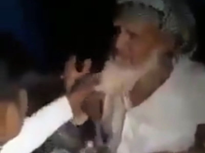 hindutva mob cuts off elderly muslim man s beard beats him to pulp in india