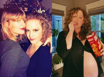 taylor swift s best friend abigail anderson berard announces pregnancy with a tortured poets lyric