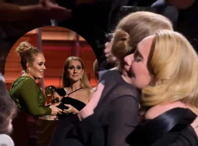 adele brought to tears during emotional moment with celine dion at las vegas residency adele brought to tears during emotional moment with celine dion at las vegas residency