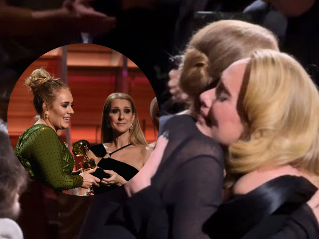 Adele brought to tears during emotional moment with Celine Dion at Las Vegas residency