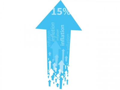 inflation clocks in above 15 in december