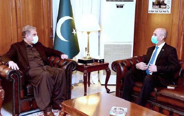 afghan ambassador najibullah calls on foreign minister shah mahmood qureshi at ministry of foreign affairs photo app