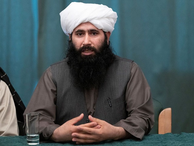 mohammad naeem spokesperson for the taliban s political office speaks during a joint news conference in moscow russia march 19 2021 photo reuters