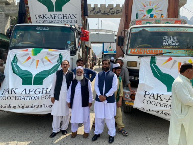 another four trucks of humanitarian assistance would also be crossing through torkham soon photo app another four trucks of humanitarian assistance would also be crossing through torkham soon photo app