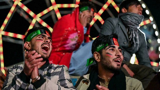 afghan cricket fans in kabul watching their team at the t20 world cup in the uae photo afp afghan cricket fans in kabul watching their team at the t20 world cup in the uae photo afp