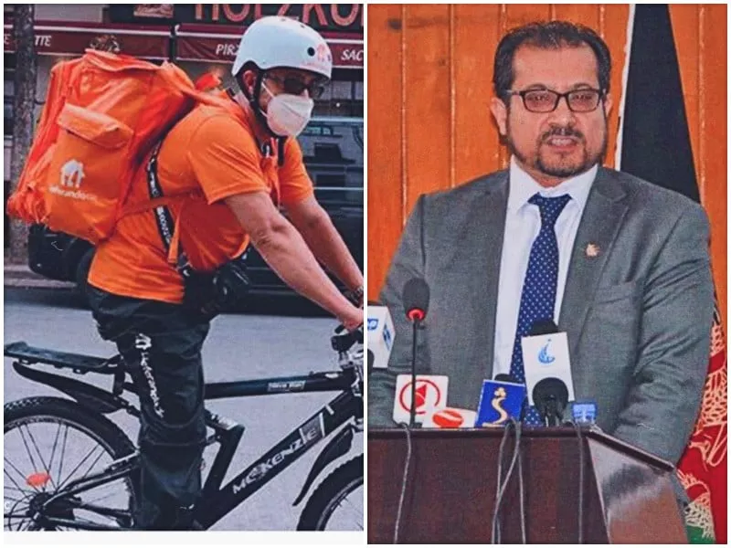 ex afghan minister becomes pizza delivery boy in germany ex afghan minister becomes pizza delivery boy in germany