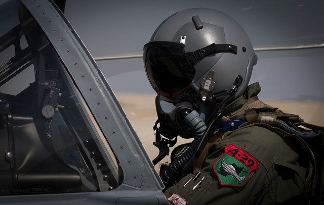 an afghan a 29 pilot prepared for flight in the cockpit of his aircraft at kandahar airfield afghanistan september 10 2017 photo reuters