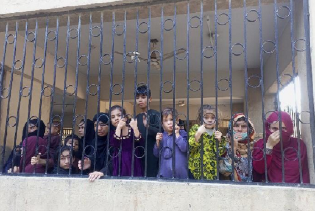 afghan refugees detained in sindh s jails photo express afghan refugees detained in sindh s jails photo express