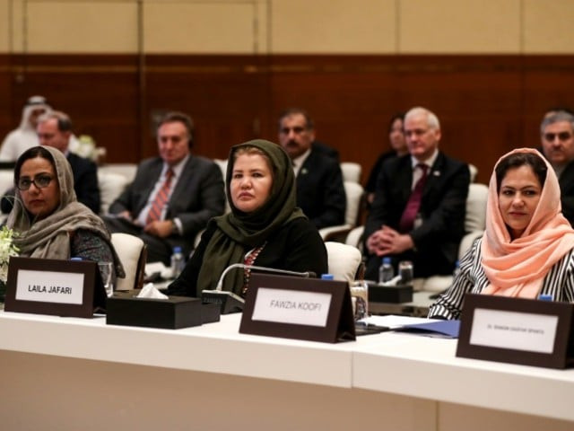 fawzia koofi r will take part in peace talks with the taliban photo afp file fawzia koofi r will take part in peace talks with the taliban photo afp file