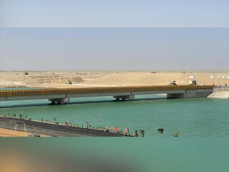 the 285 km 177 miles qosh tepa canal begins from the amu river in balkh and ends in the faryab province photo anadolu agency