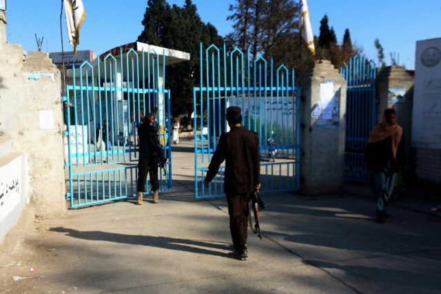 in the latest move to restrict human rights in afghanistan the taliban s minister for higher education on tuesday ordered all universities to bar women from attending photo afp in the latest move to restrict human rights in afghanistan the taliban s minister for higher education on tuesday ordered all universities to bar women from attending photo afp