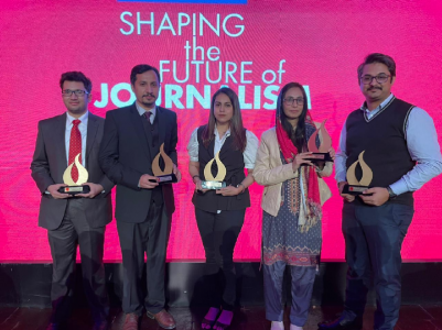 the express tribune bags six agahi awards