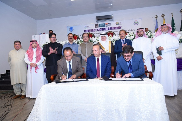 dignitaries pictured during the agreement signing ceremony photo uajk facebook page