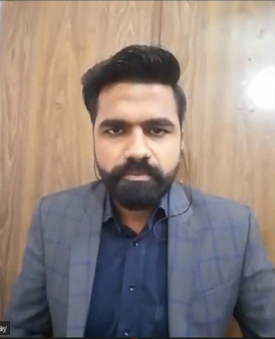kamray was selected to speak from pakistan on his work for humanity peace interfaith harmony and youth activism screengrab