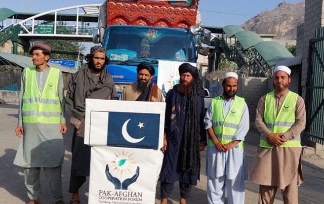 the aid was sponsored by the al khairiya foundation through the pak afghan cooperation forum photo app