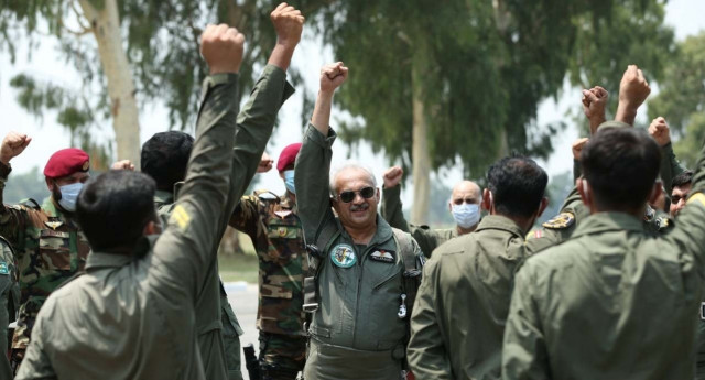 chief of the air staff cas air chief marshal mujahid anwar khan photo express chief of the air staff cas air chief marshal mujahid anwar khan photo express