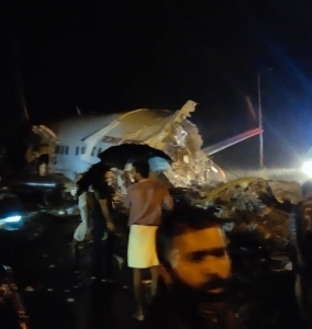 at least 16 dead as indian covid repatriation flight crashes on landing