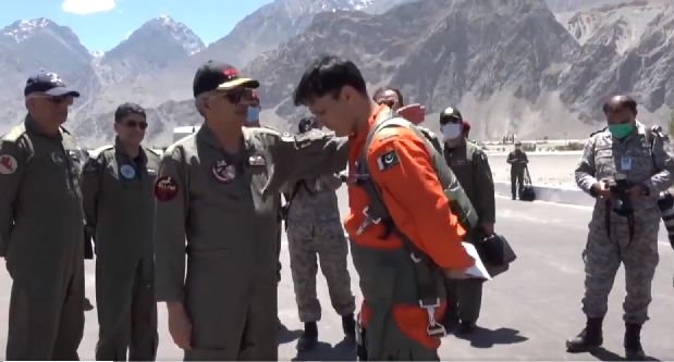 air chief witnesses various operational activities at the base photo app