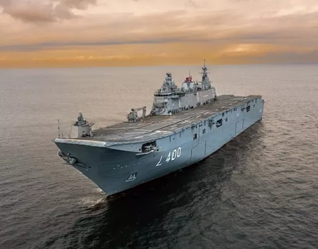 the tcg anadolu can handle only light aircraft chiefly helicopters and jets photo anadolu agency the tcg anadolu can handle only light aircraft chiefly helicopters and jets photo anadolu agency