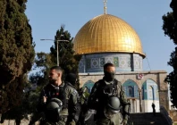 israeli security forces work at the al aqsa compound also known to jews as the temple mount while tension arises during clashes with palestinians in jerusalem s old city april 5 2023 reuters ammar awad