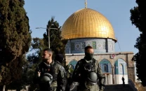 israeli occupiers storm al aqsa mosque under police protection