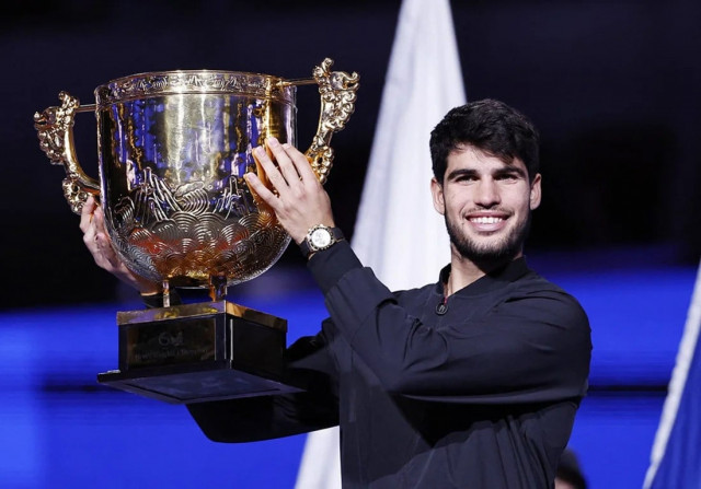 alcaraz tames sinner to win china open alcaraz tames sinner to win china open