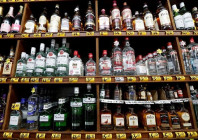bottles of alcoholic beverages are seen for sale in a shop in glasgow scotland britain may 1 2018 photo reuters